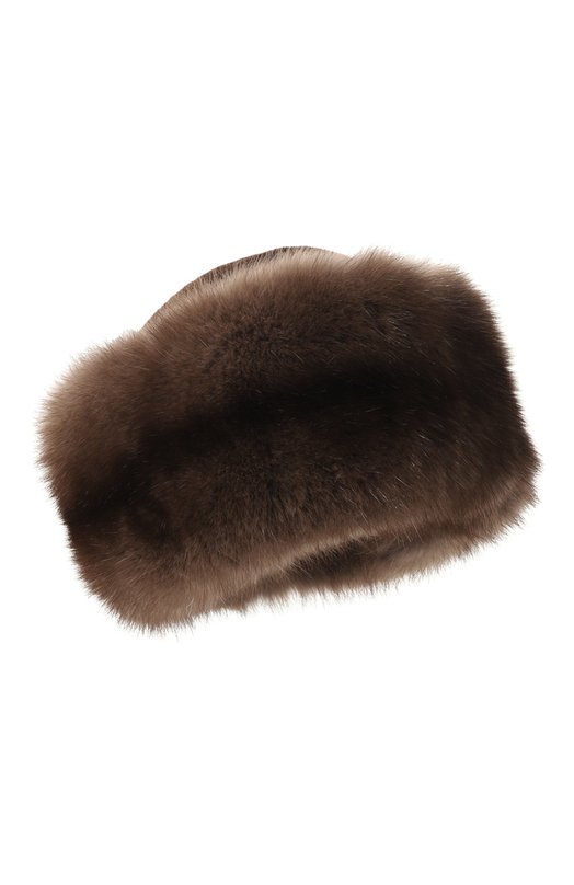 женская шапка furland, коричневая
