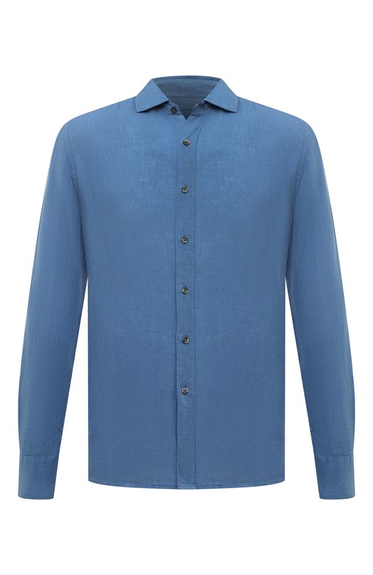 мужская рубашка 120% lino, синяя