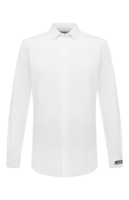 мужская рубашка moschino, белая