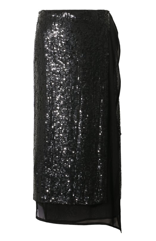 женская юбка p.a.r.o.s.h, черная