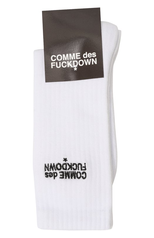 женские носки comme des fuckdown, белые