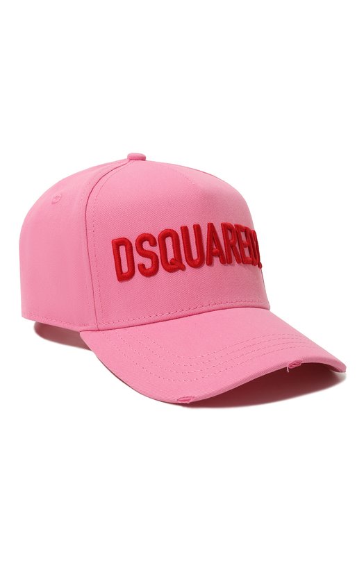 женская бейсболка dsquared2, розовая