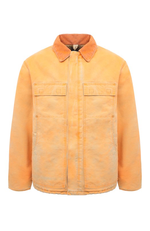 мужская джинсовые куртка notsonormal, оранжевая