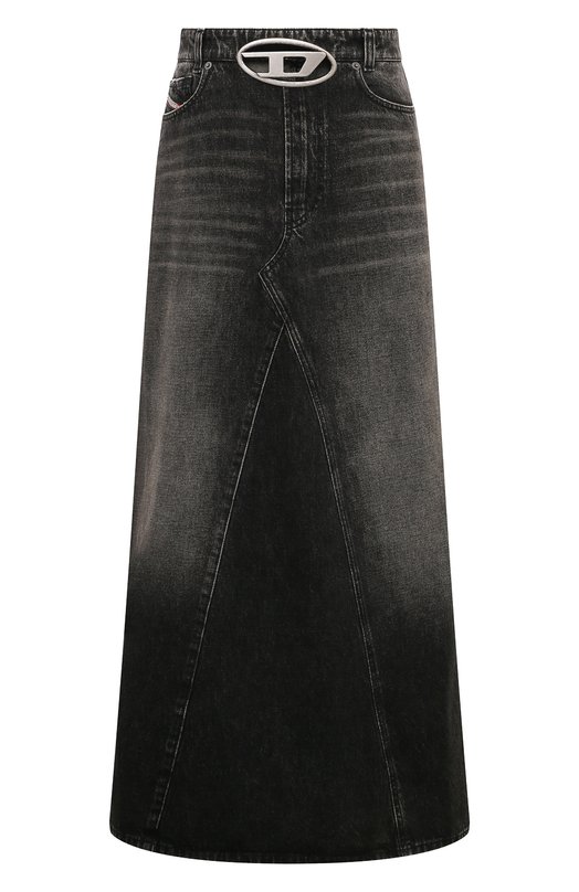 женская джинсовые юбка diesel, черная