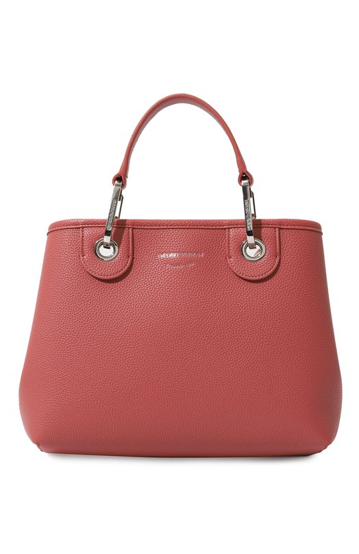 женская сумка-шоперы emporio armani, розовая