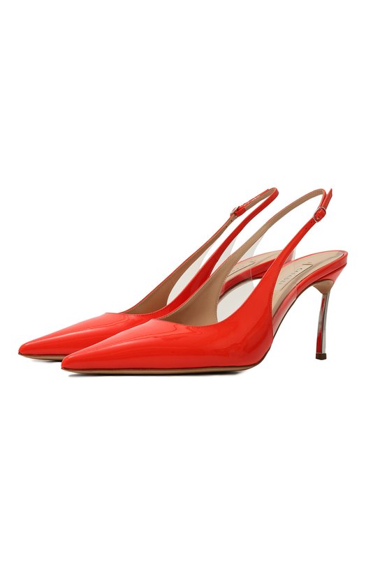 женские туфли casadei, красные