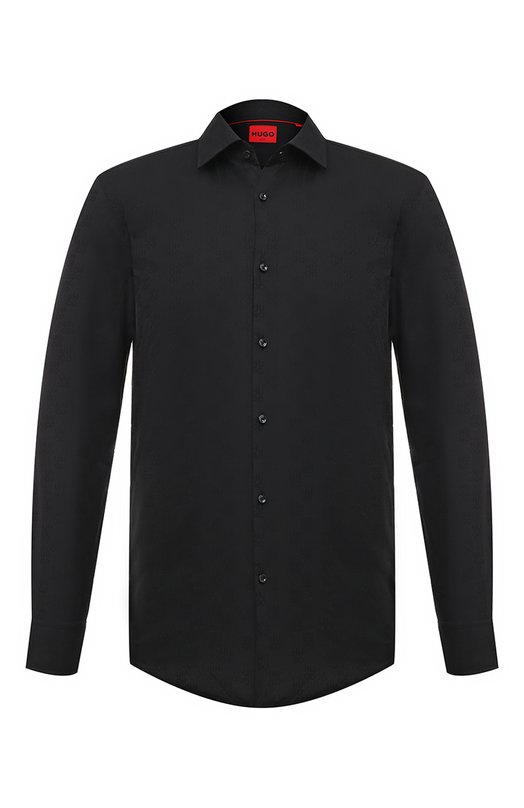 мужская рубашка hugo, черная