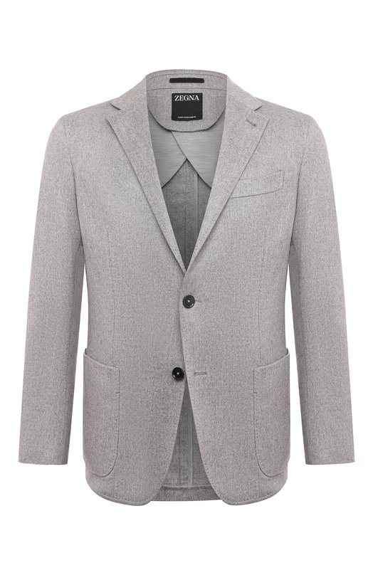 мужской пиджак ermenegildo zegna, серый
