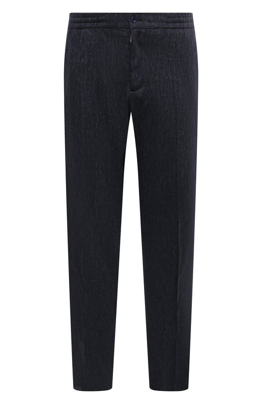 мужские шерстяные брюки marco pescarolo, синие