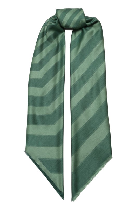 женский шелковые платок lanvin, зеленый
