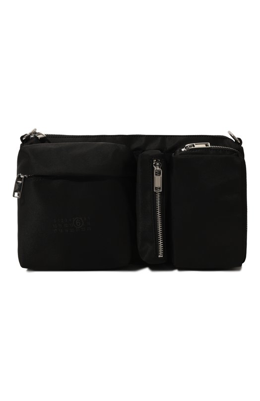 мужская текстильные сумка mm6, черная