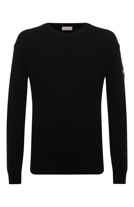 мужской кашемировые свитер moncler, черный