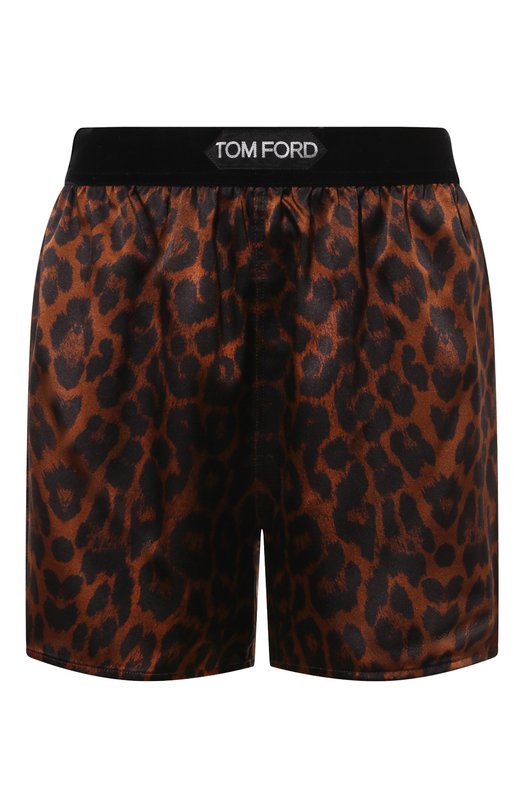 женские шорты tom ford, леопардовые