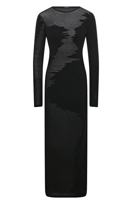 женское кашемировые платье canessa, черное