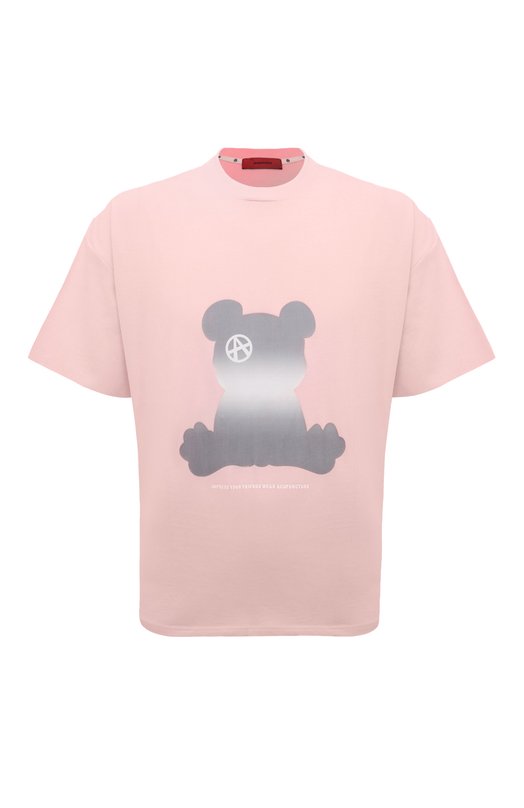 мужская футболка acupuncture, розовая