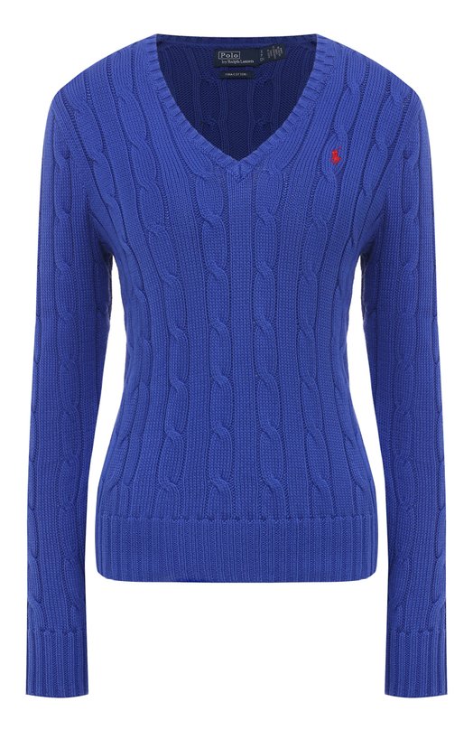 женский пуловер polo ralph lauren, синий