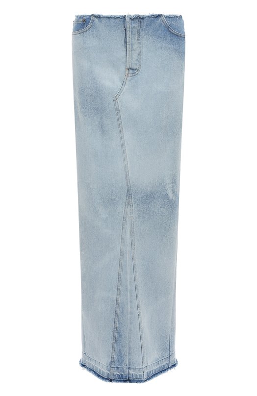 женская джинсовые юбка forte dei marmi couture, голубая