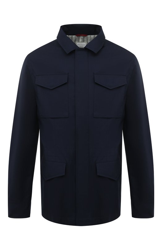 мужская куртка brunello cucinelli, синяя