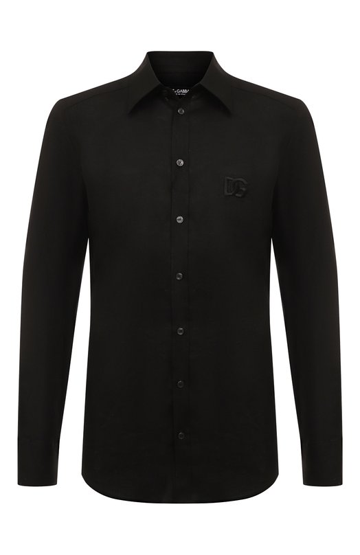 мужская рубашка dolce & gabbana, черная