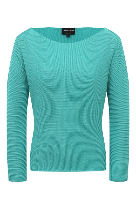 женский пуловер giorgio armani, зеленый