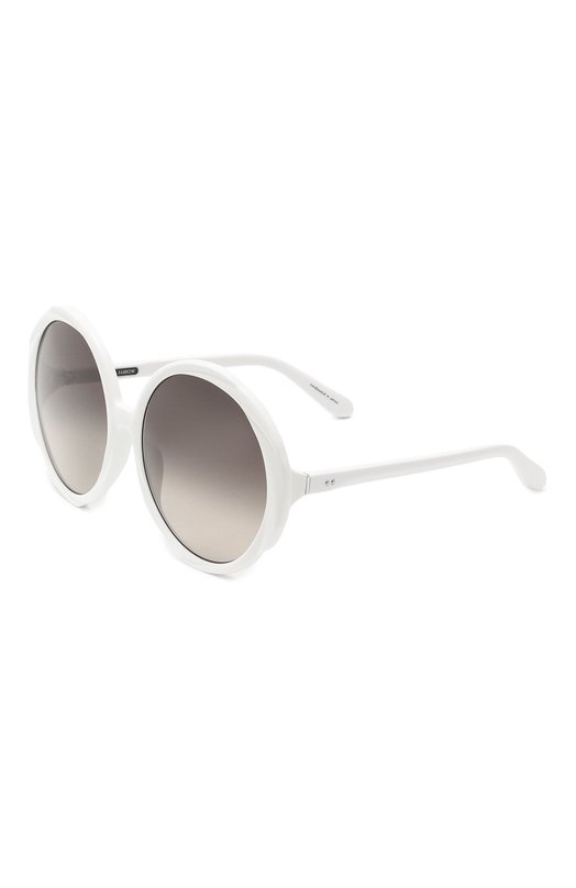 женские солнцезащитные очки linda farrow, белые