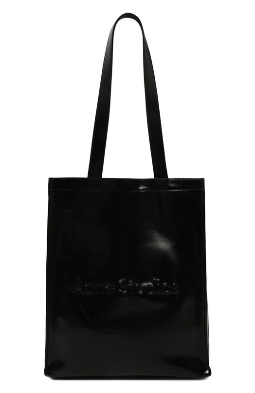 женская сумка-шоперы acne studios, черная