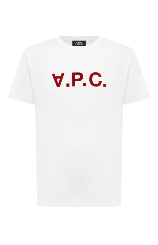 мужская футболка a.p.c, белая