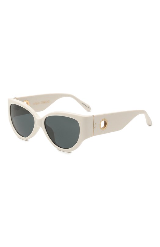 женские солнцезащитные очки linda farrow, белые