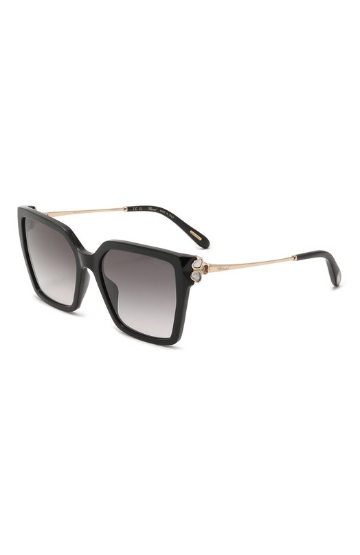 женские солнцезащитные очки chopard, черные