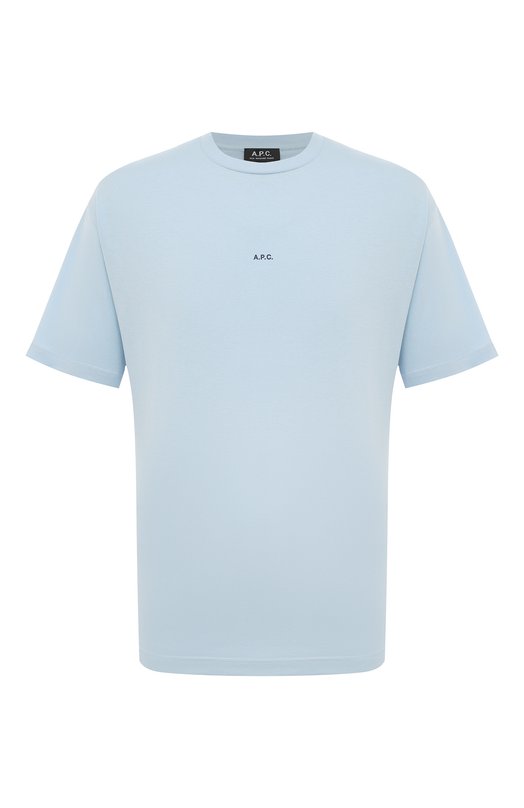 мужская футболка a.p.c, голубая