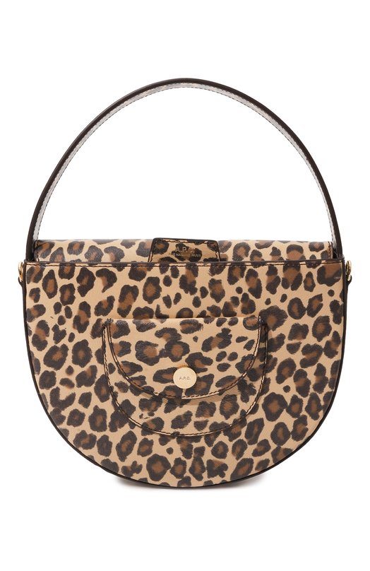женская сумка a.p.c, леопардовая