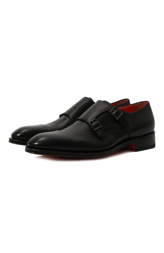 мужские туфли santoni, черные