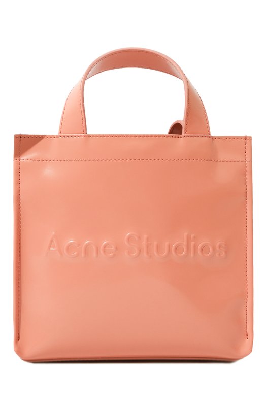 женская сумка acne studios, оранжевая