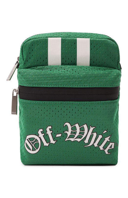 мужская текстильные сумка off-white, зеленая