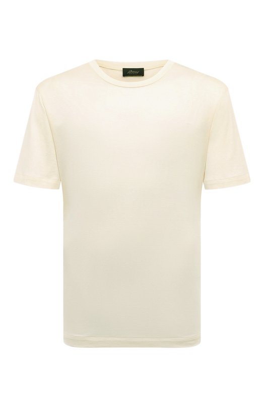 мужская футболка brioni, кремовая