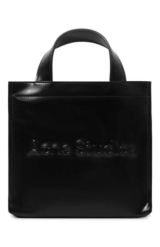 женская сумка-шоперы acne studios, черная