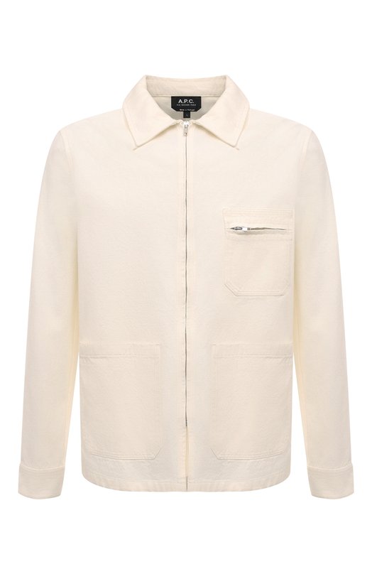 мужская джинсовые куртка a.p.c, белая