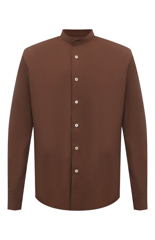 мужская рубашка alessandro gherardi, коричневая