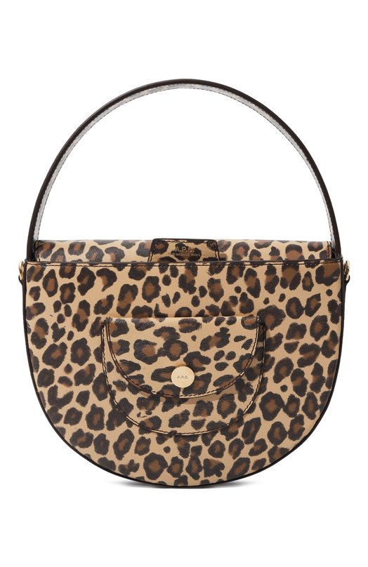 женская сумка a.p.c, леопардовая