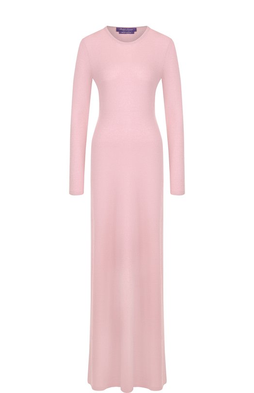 женское платье макси ralph lauren, розовое