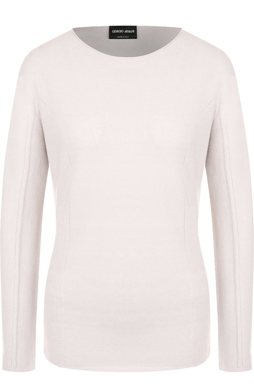 женский пуловер giorgio armani, серый