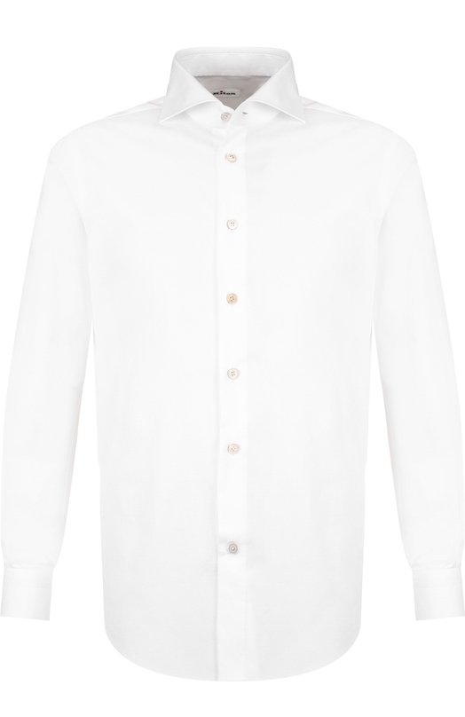 мужская рубашка kiton, белая