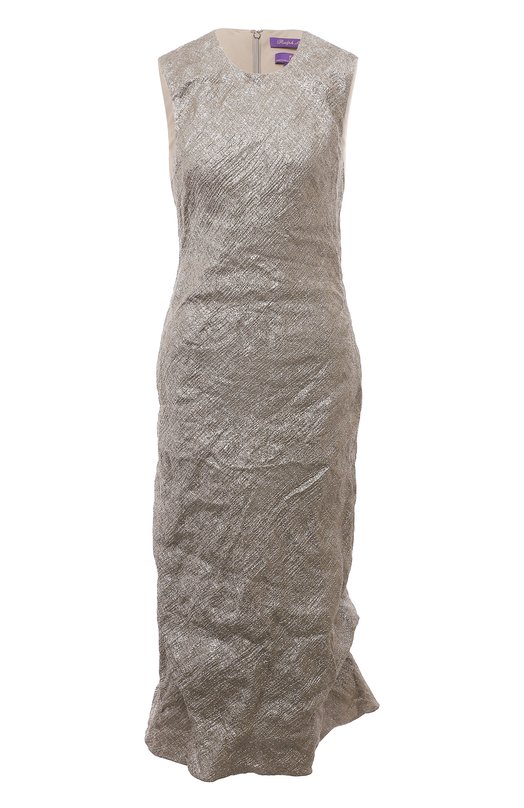 женское платье без рукавов ralph lauren, серебряное