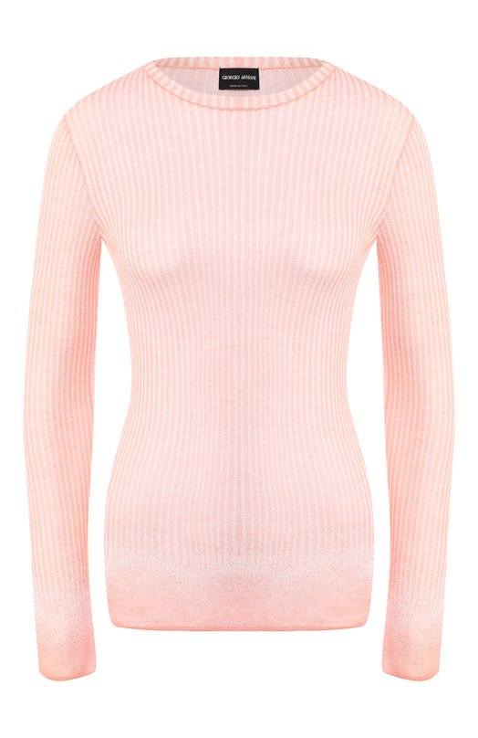 женский пуловер giorgio armani, розовый