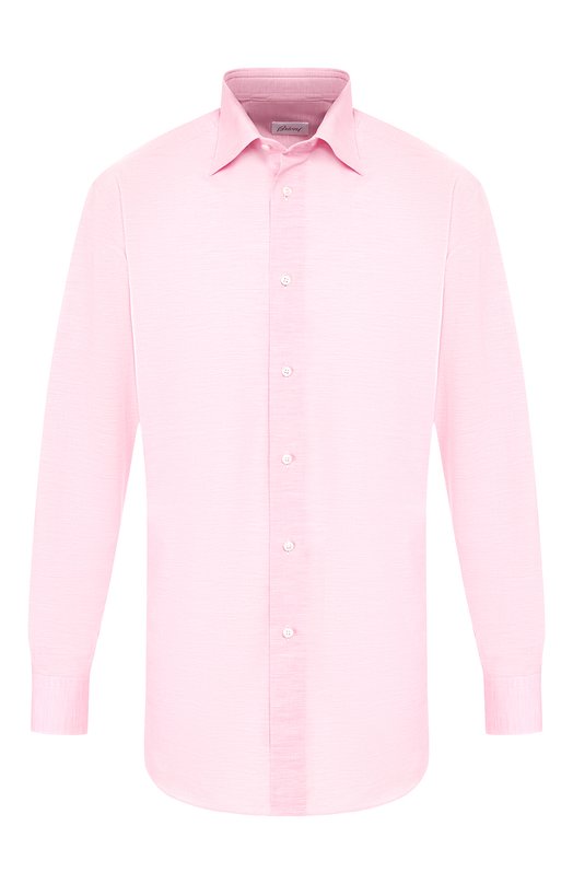 мужская рубашка brioni, розовая