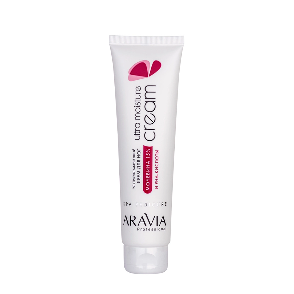 ARAVIA Крем ультраувлажняющий для ног с мочевиной 15% и PHA-кислотами / Ultra Moisture Cream 100 мл