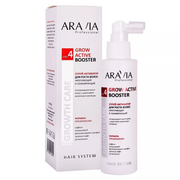 ARAVIA Спрей-активатор для роста волос укрепляющий и тонизирующий / Grow Active Booster 150 мл