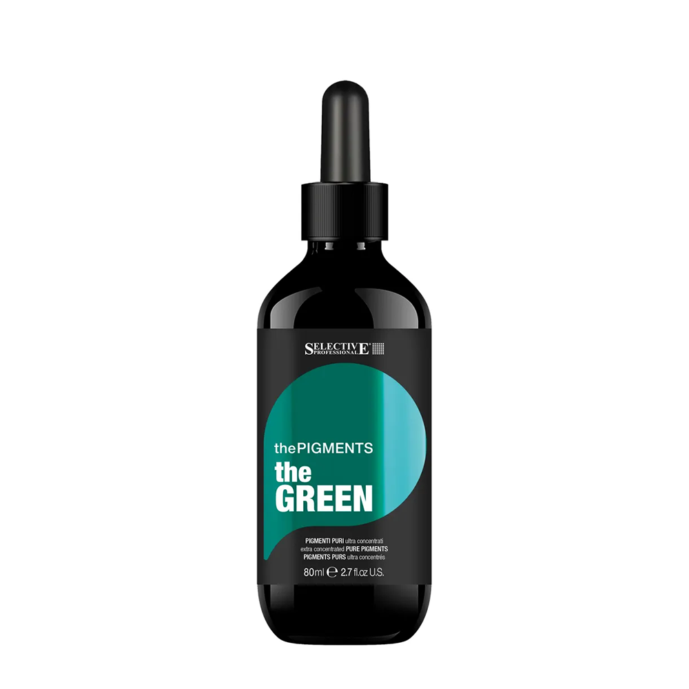 SELECTIVE PROFESSIONAL Пигмент чистый ультраконцентрированный для окрашивания волос, зеленый / thePIGMENTS GREEN 80 мл