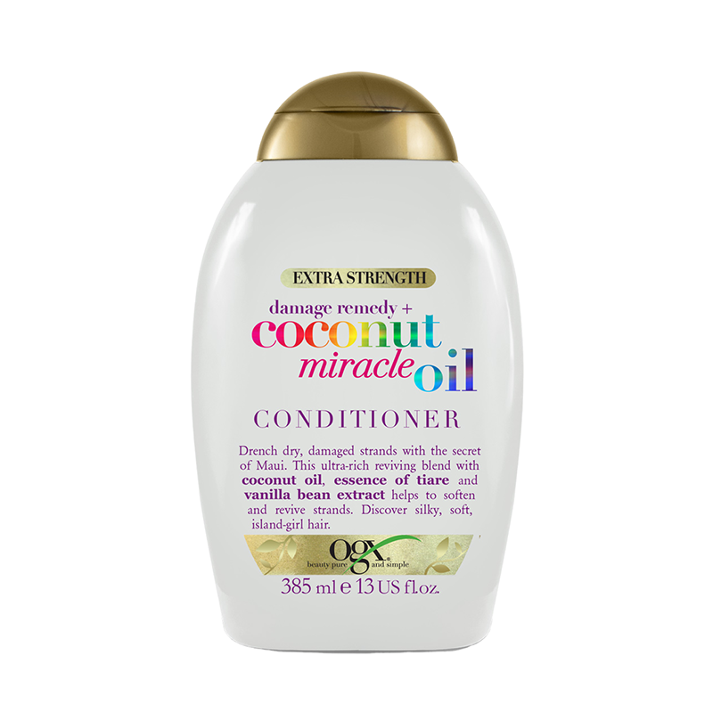OGX Кондиционер восстанавливающий для волос с кокосовым маслом / Extra Strength Damage Remedy+ Coconut Miracle Oil 385 мл