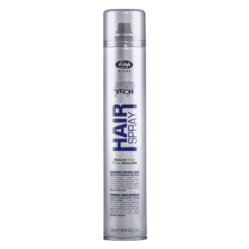 LISAP MILANO Лак нормальной фиксации для укладки волос / Hair Spray Natural Hold HIGH TECH 500мл